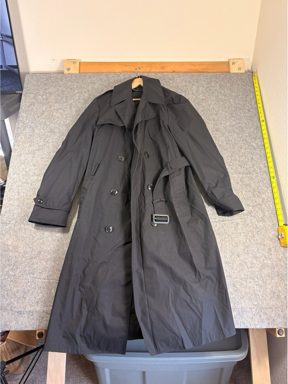 DSCP Garrison Collection Trench Coat Men’s 40L NEW With Tags Military Issue